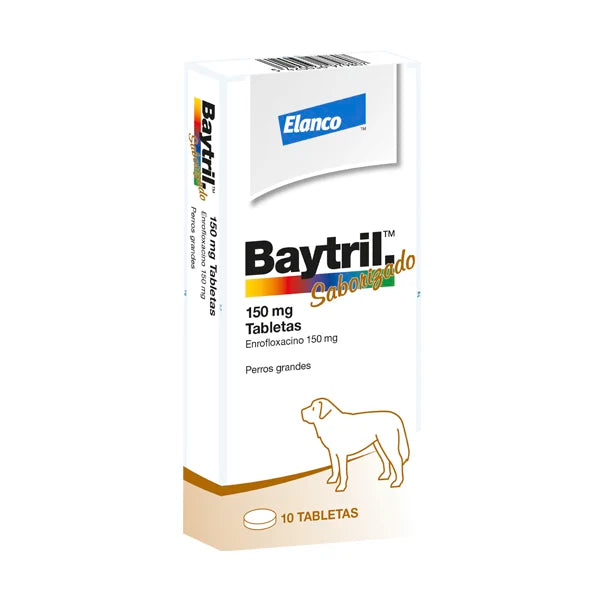 BAYTRIL SABORIZADO 150 MG X 10 TAB