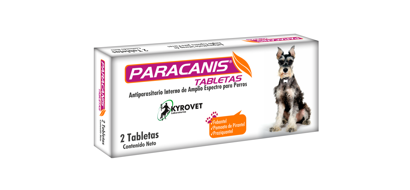 PARACANIS PERROS CAJA X 2 TAB