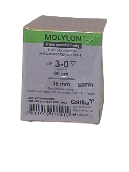 SUTURAS MOLYLON 3-0