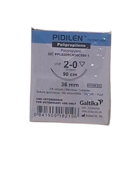 SUTURAS POLIPROPILENO PIDILEN N  2-0