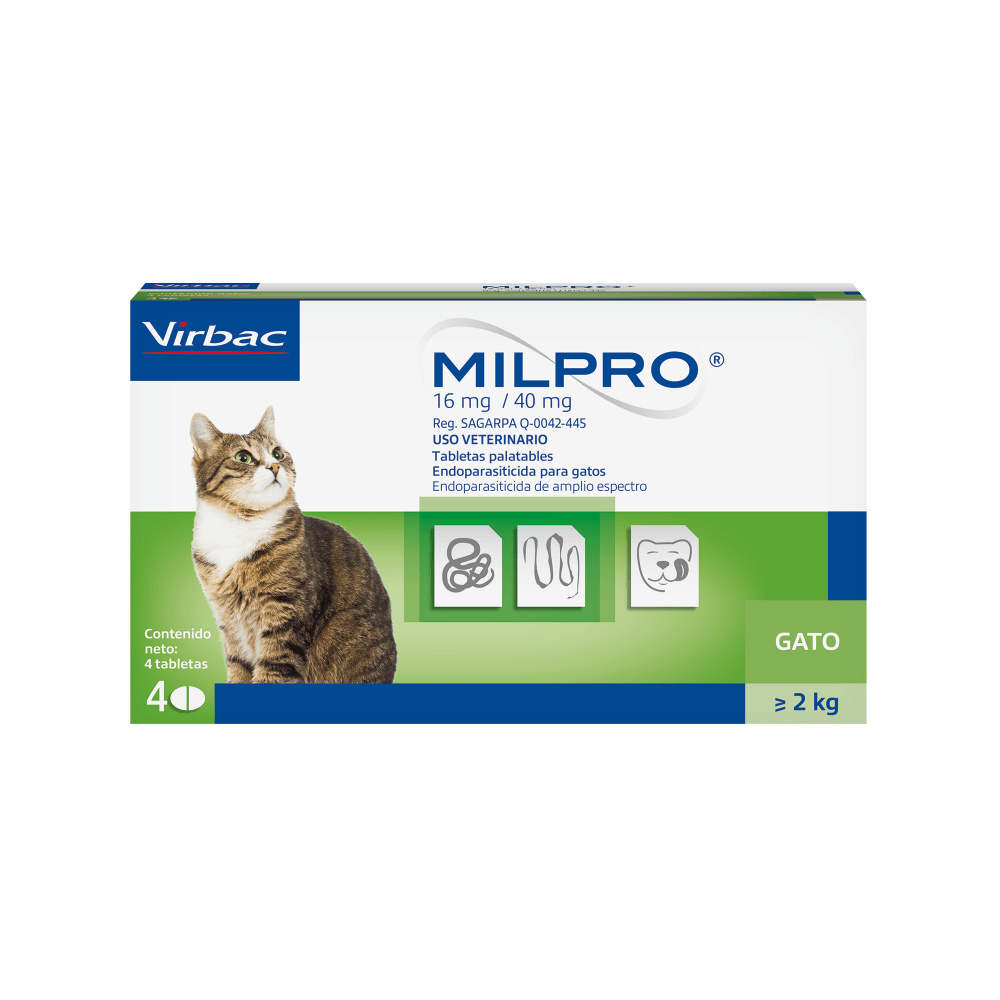 MILPRO CAT 16 MG/40 MG X 4 TAB