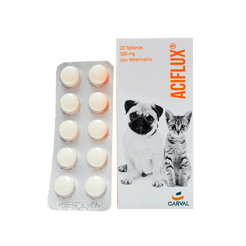 ACIFLUX 500 MG TABLETAS X 20 TAB