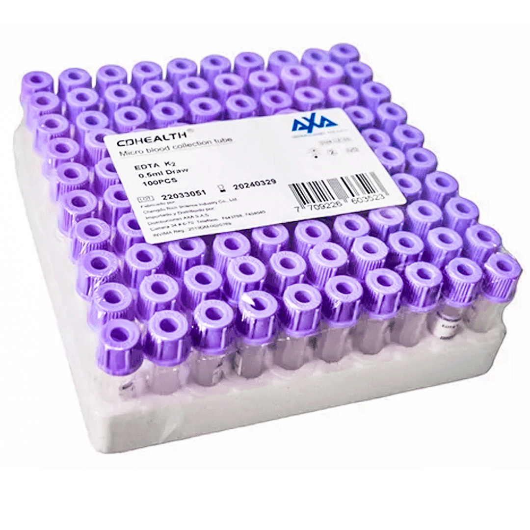 TUBO TAPA LILA 0.7 ML GALTIKA  X 100 UNIDADES