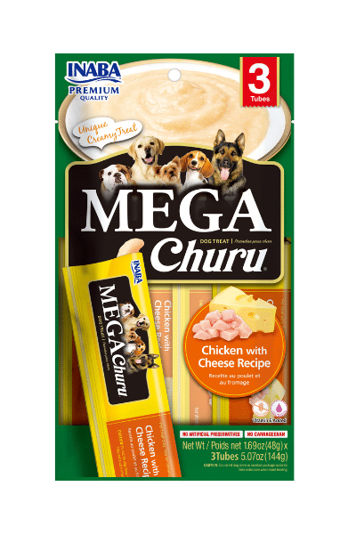 CHURU DOG MEGA POLLO Y QUESO X 144 GR X 3U USD621