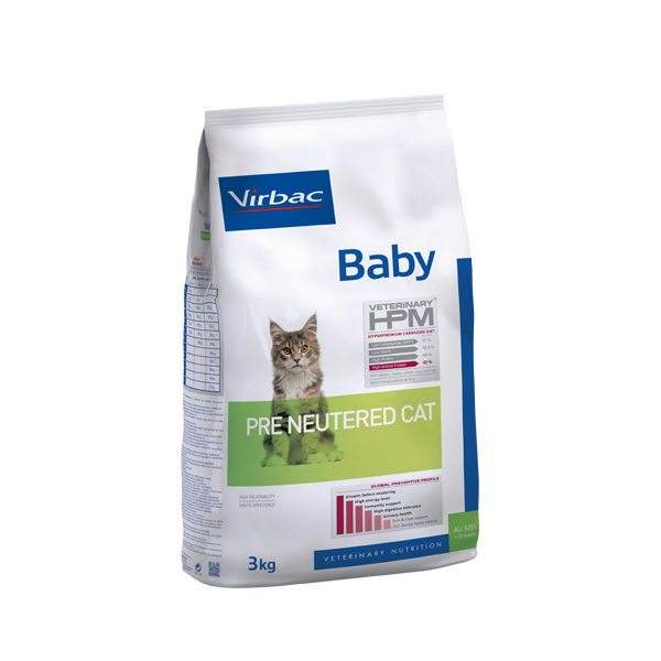 ALIMENTO BABY CAT PRE NEUTERED X 3 KG