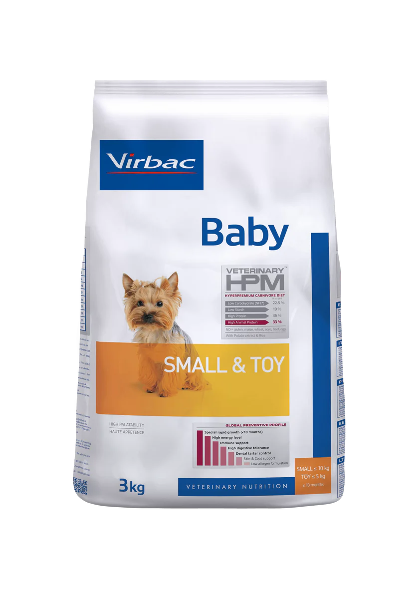 ALIMENTO BABY DOG SMALL&TOY X 3 KG