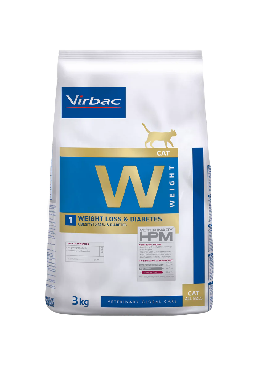 ALIMENTO CAT WEIGHT LOSS&DIABET - W1 X 3KG