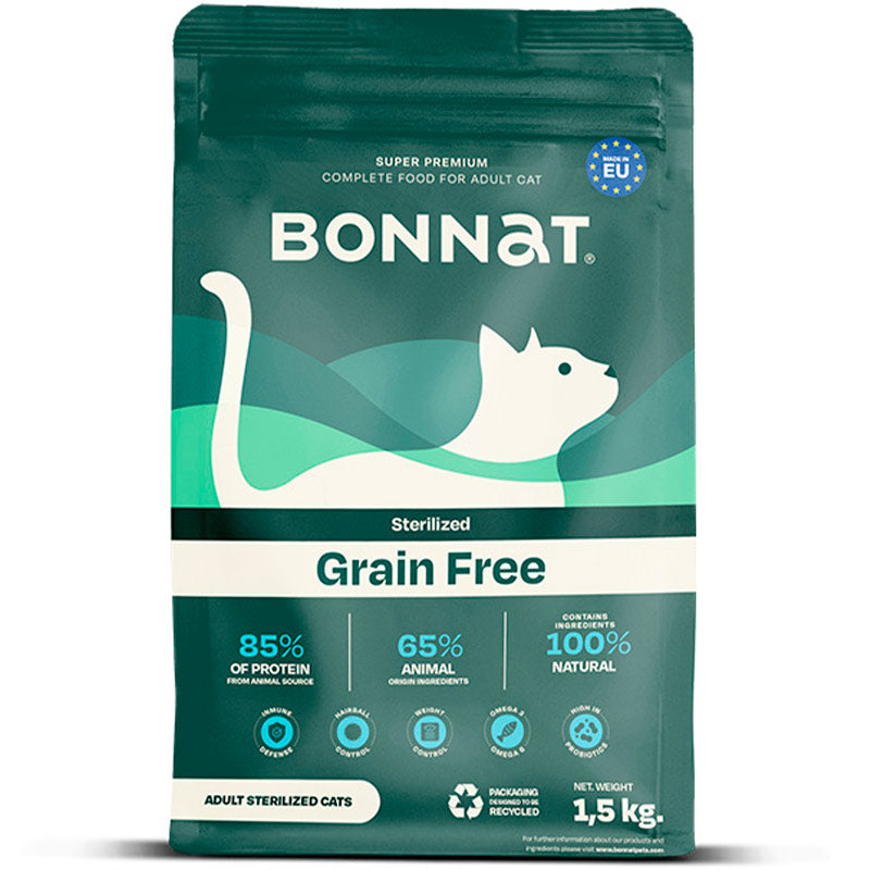 BONNAT FELINE GF STERILIZED X 1.5 KG