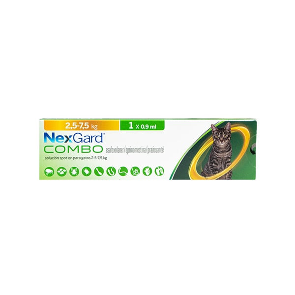 NEXGARD FELINO 2.5 - 7.5 KG X 0.9 ML