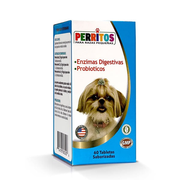 PERRITOS ENZIMAS DIG PROB FO X 60 TAB