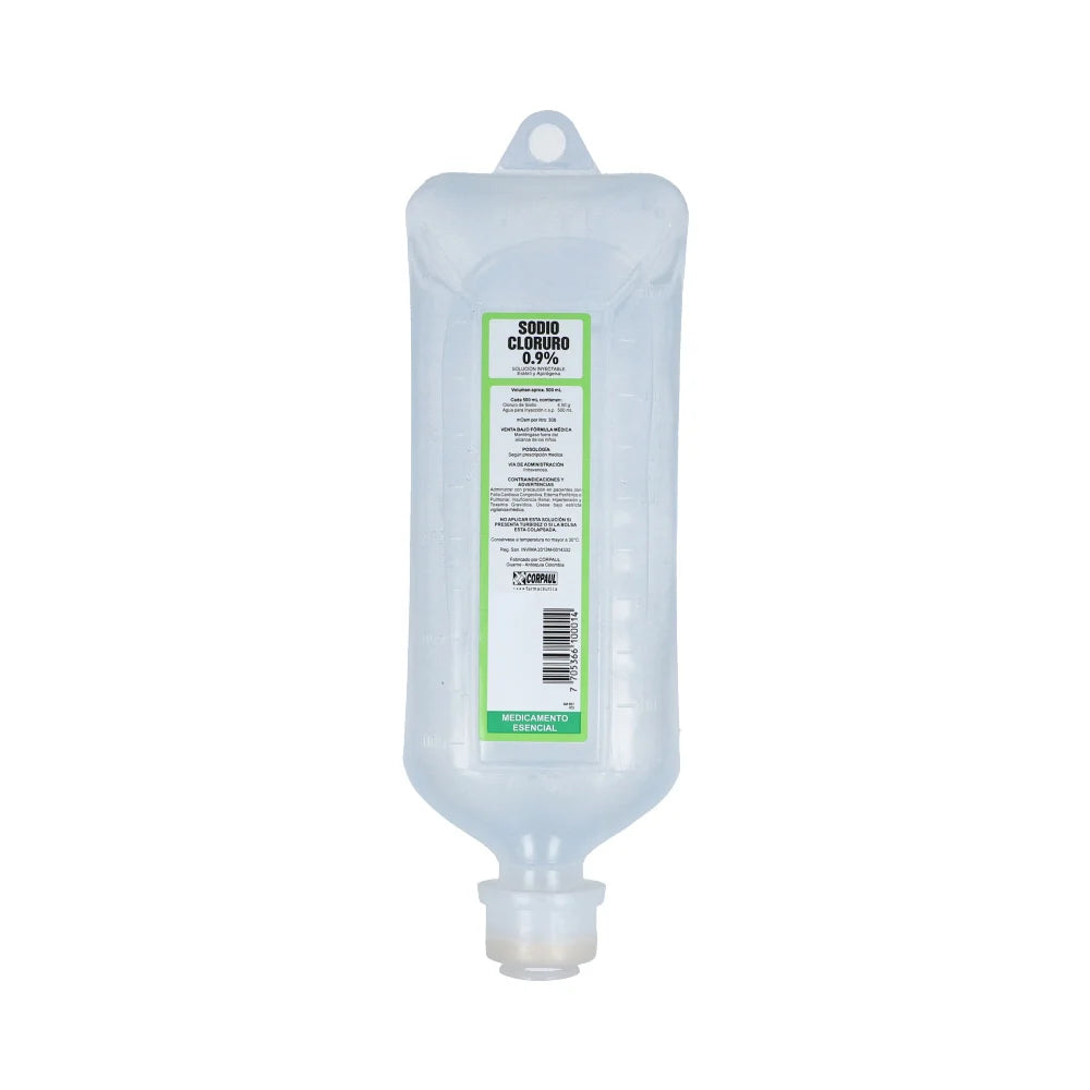 SODIO CLORURO 0.9% FCO X 500 ML