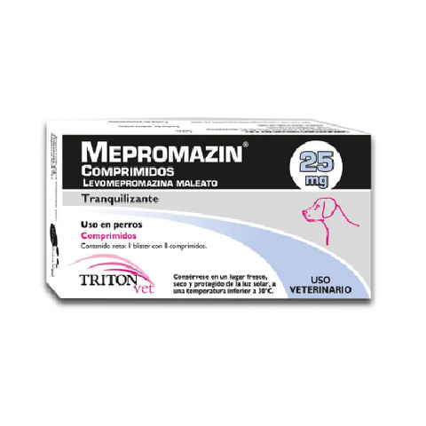 MEPROMAZIN 25 MG CAJA X 8 TAB