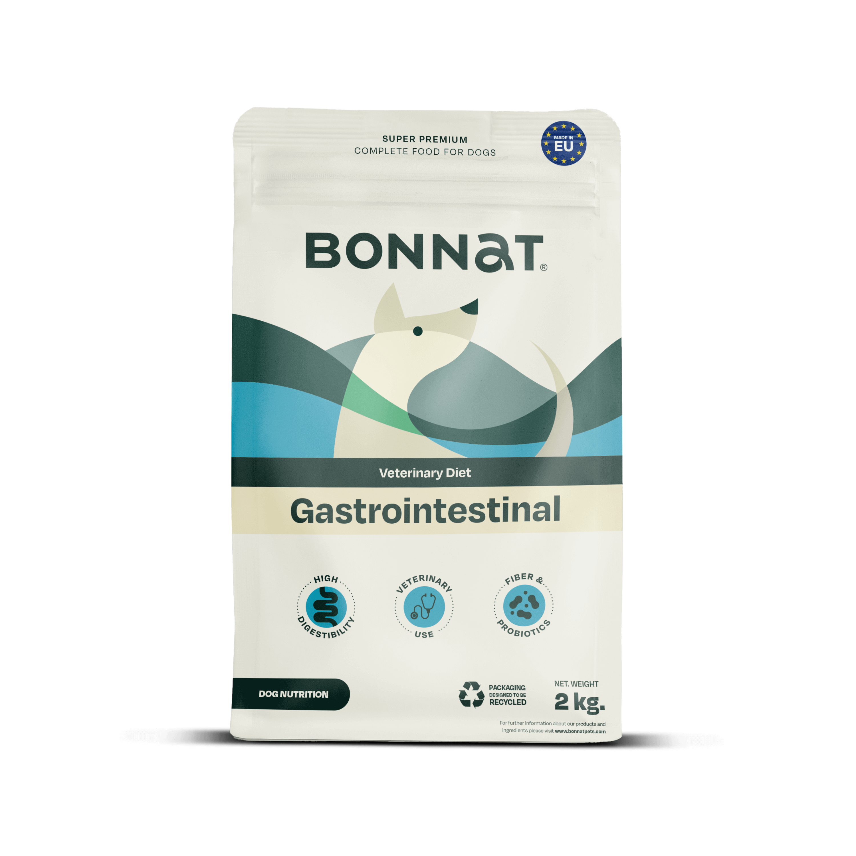 BONNAT CANINE VETERINARY GASTROINTESTINAL X 2 KG
