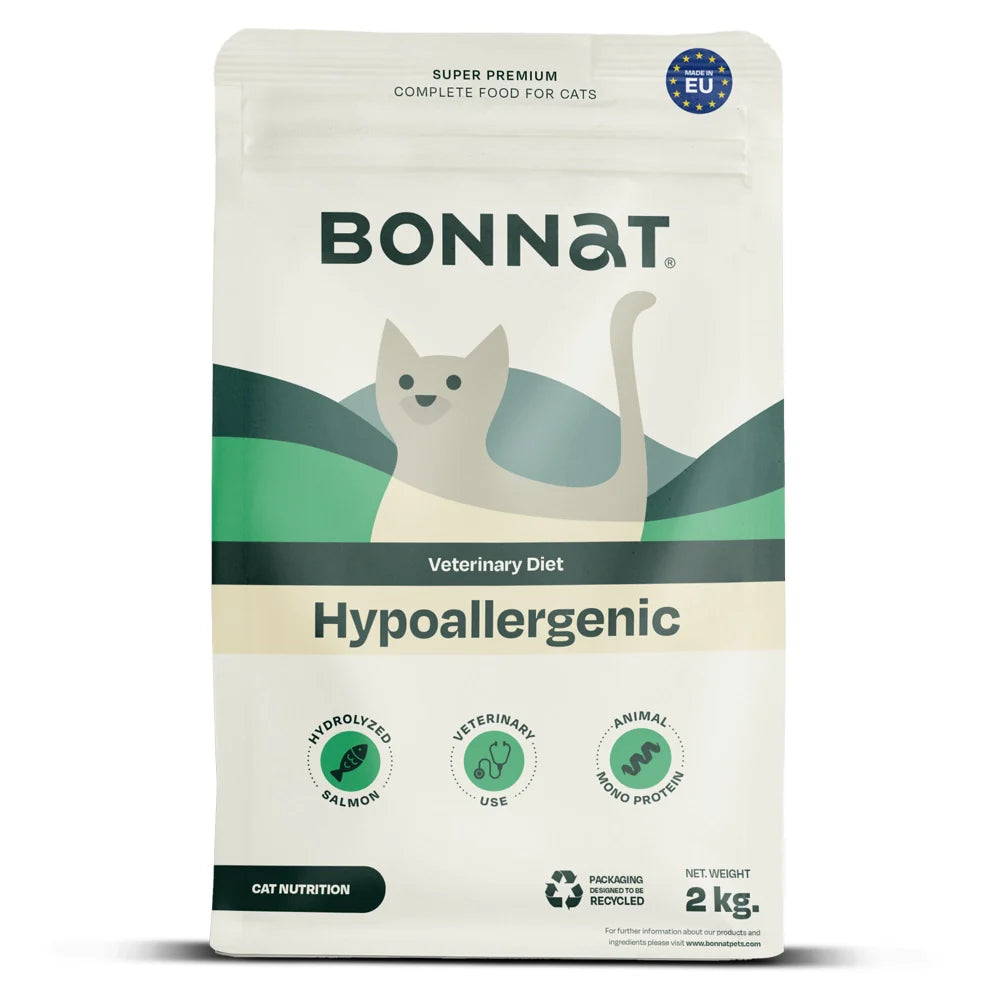 BONNAT FELINE VETERINARY HYPOALLERGENIC X 2 KG