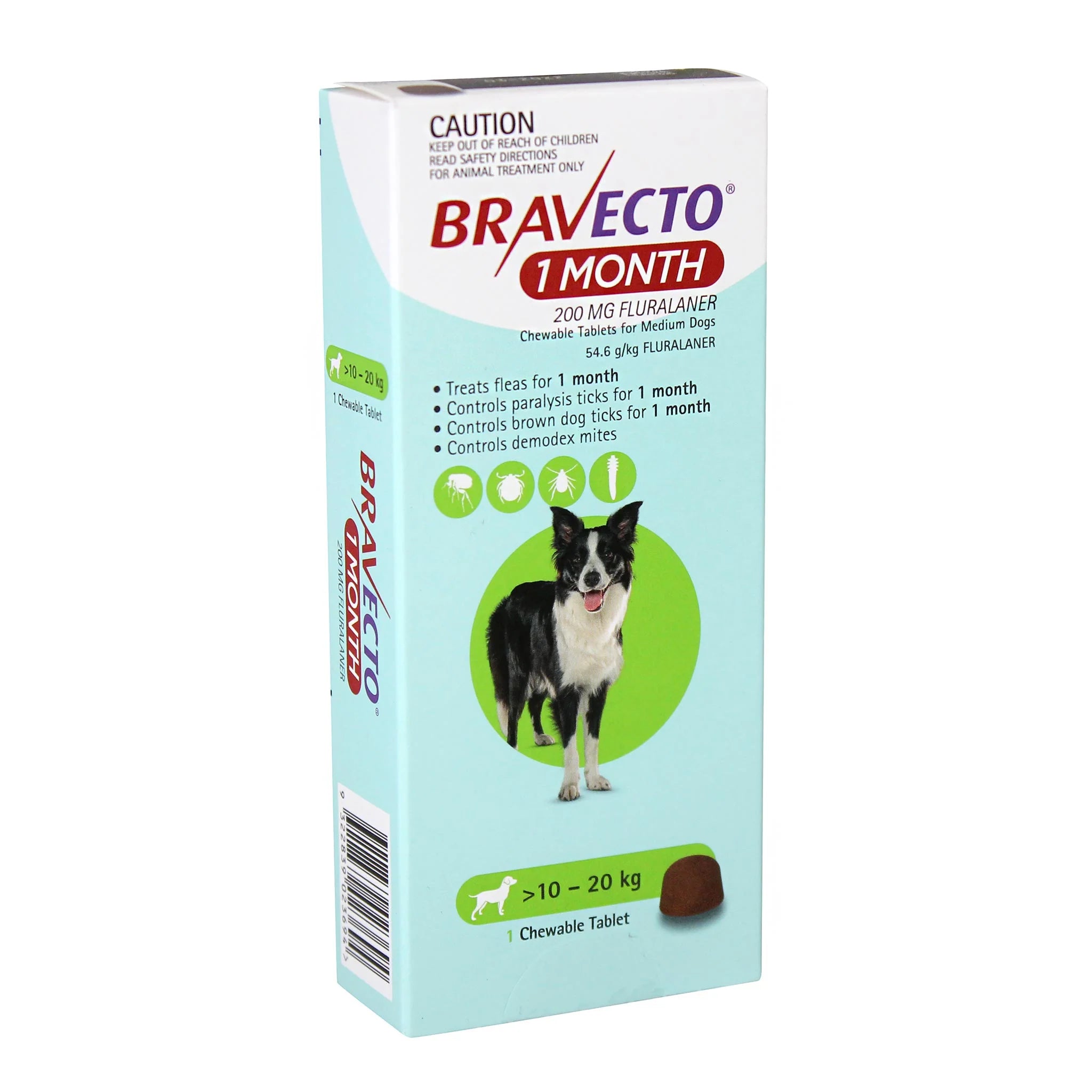 BRAVECTO 37 DIAS  10 - 20 KG