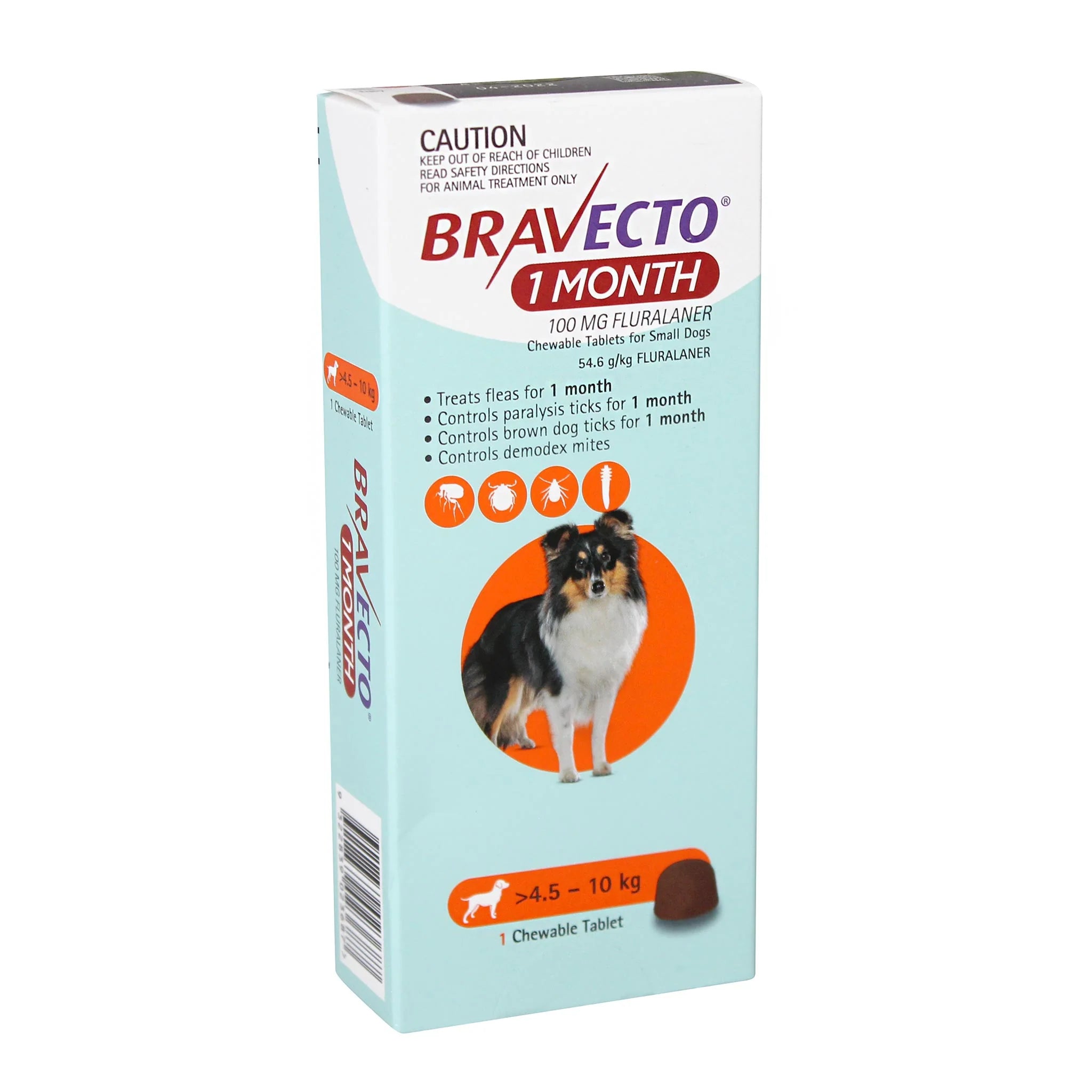 BRAVECTO 37 DIAS  4.5 - 10 KG