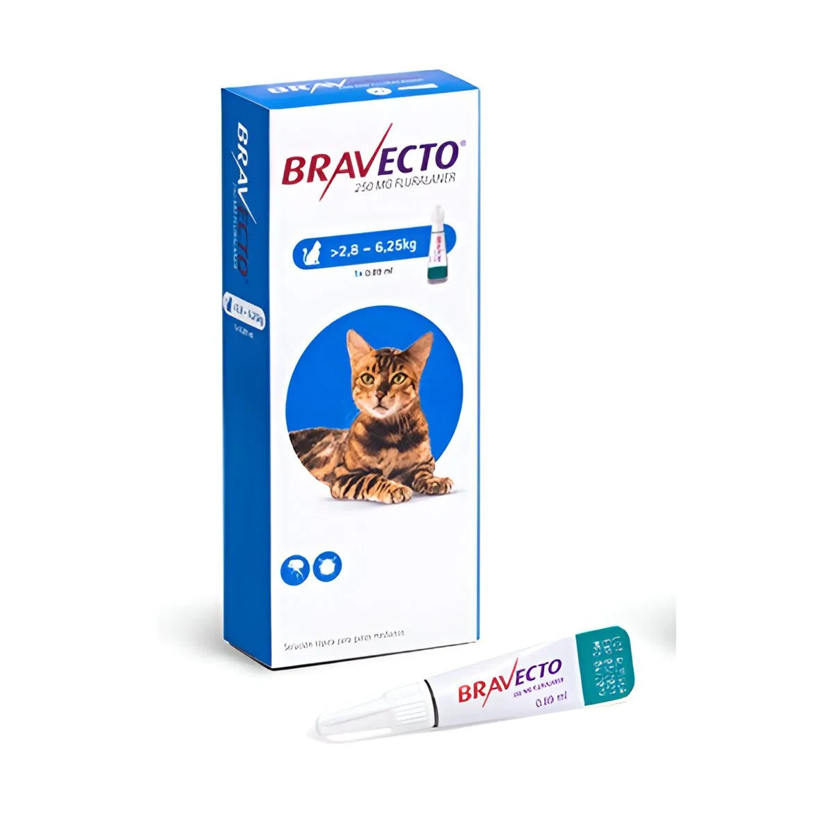 BRAVECTO SPOT ON CAT  250 MG  X  1 DS