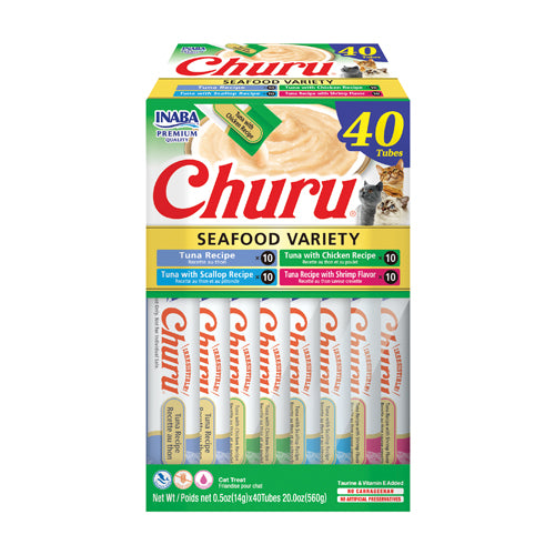 CHURU VARIEDAD SEAFOOD VARIETY X 40 UNI X 14 GRS