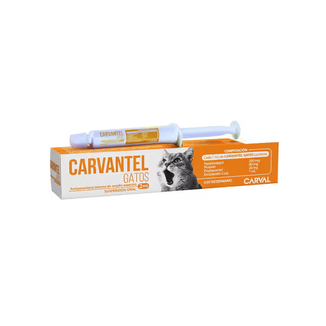 CARVANTEL GATOS CJA X 2 ML