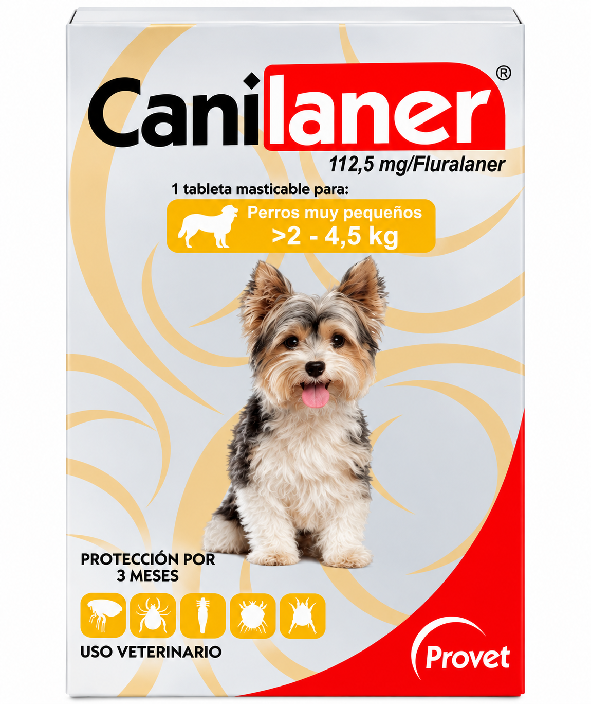CANILANER   X 1 TAB 112 5 MG (2 - 4.5 KG)