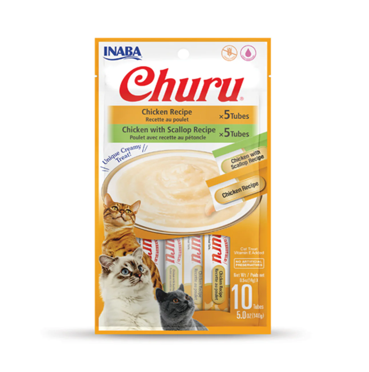 CHURU BOLSA POLLO X 10 UNI X 140 GR