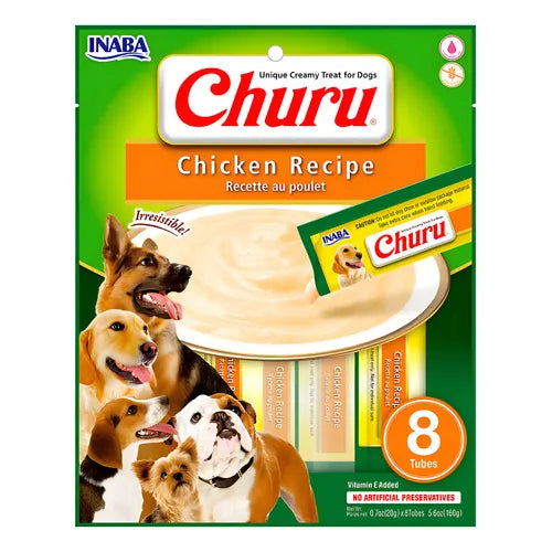 CHURU DOG SNACK POLLO X 160 GRS X 8 UNI