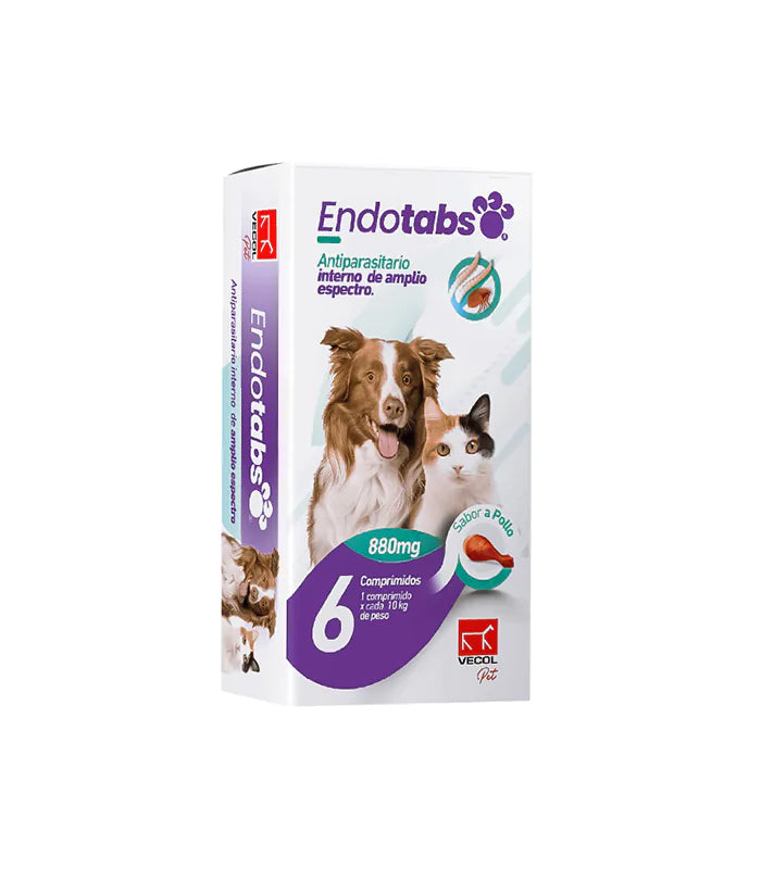ENDOTABS GRAND ANTIPARASITARIO 880 MG X 6 TAB