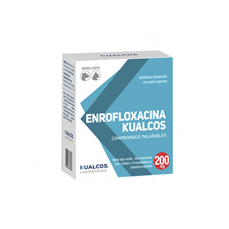 ENROFLOXACINA 200 MG X BLISTER DE 10 TAB