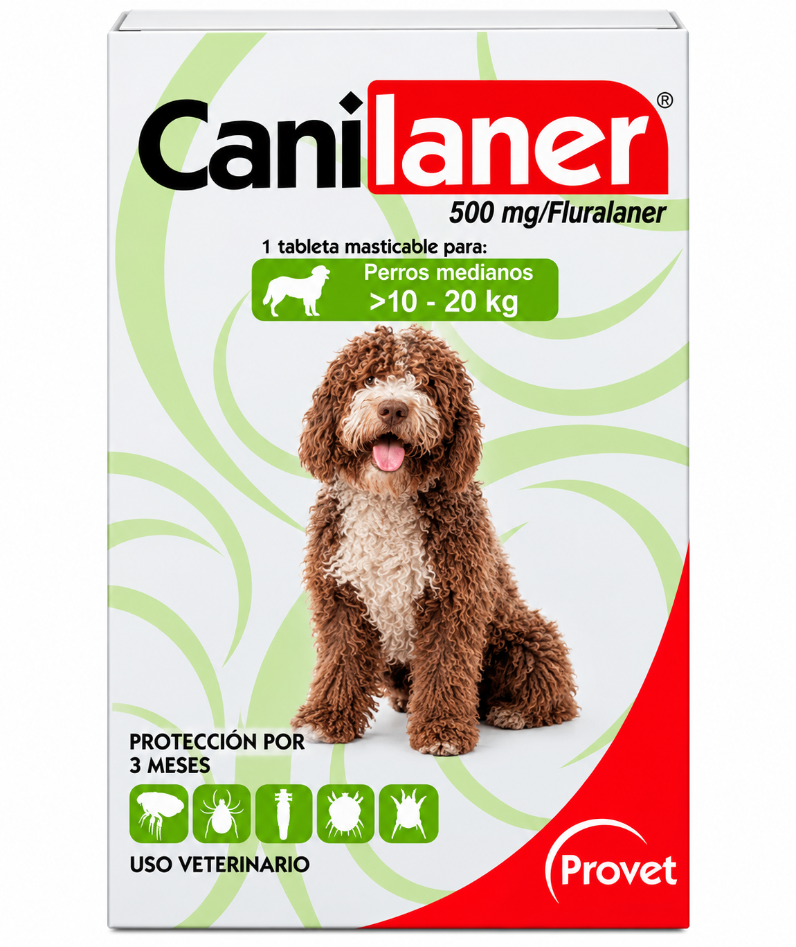 CANILANER X 1 TAB 500 MG (10 - 20 KG)