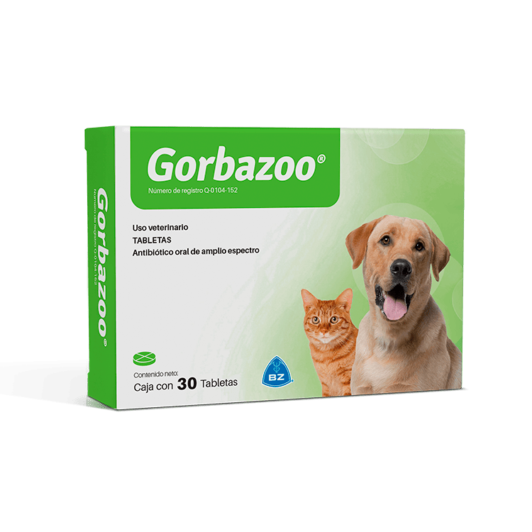GORBAZOO X 30 TAB ANTIBIOTICO