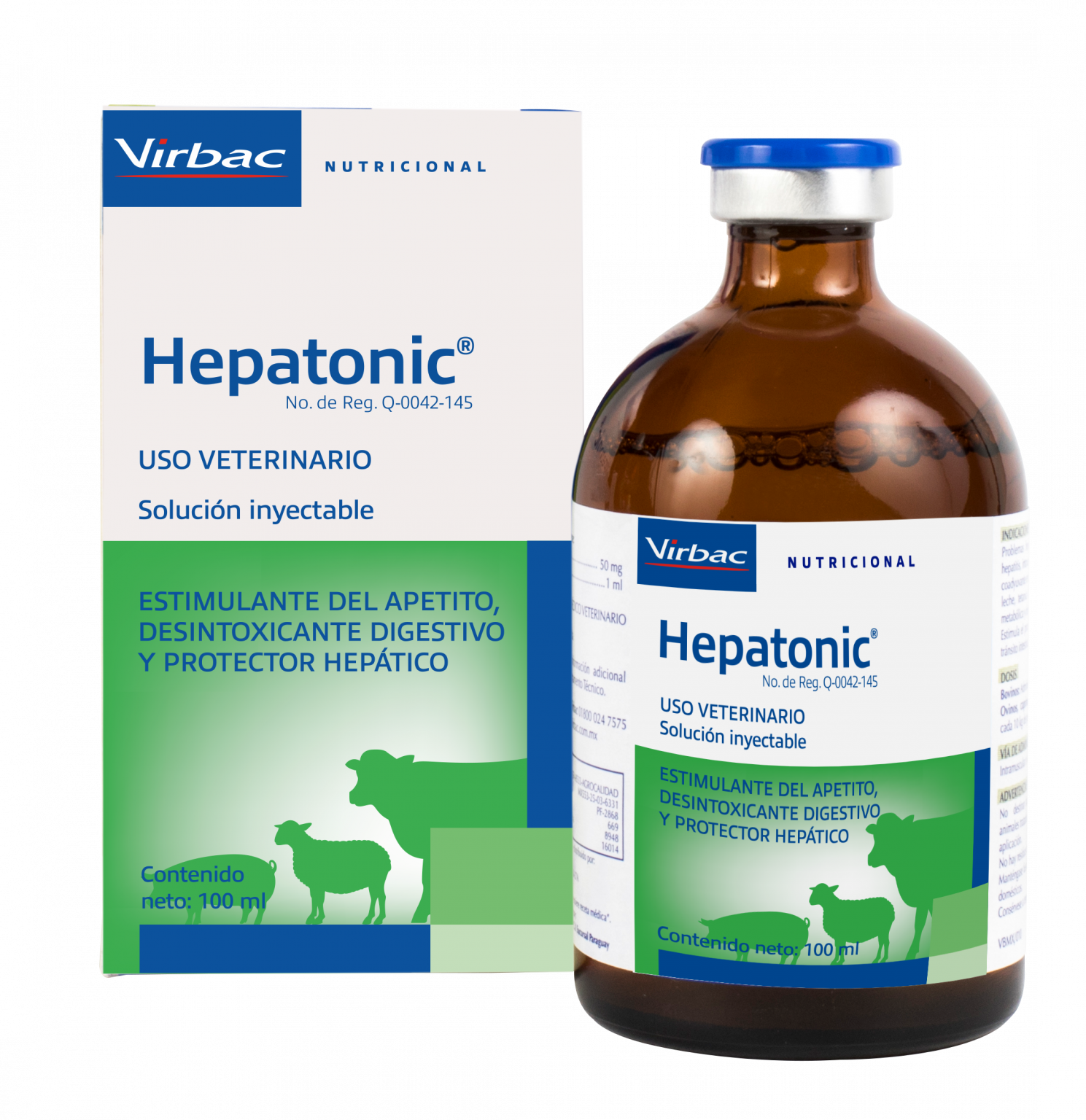 HEPATONIC SOLUCION INY FCO X 100ML