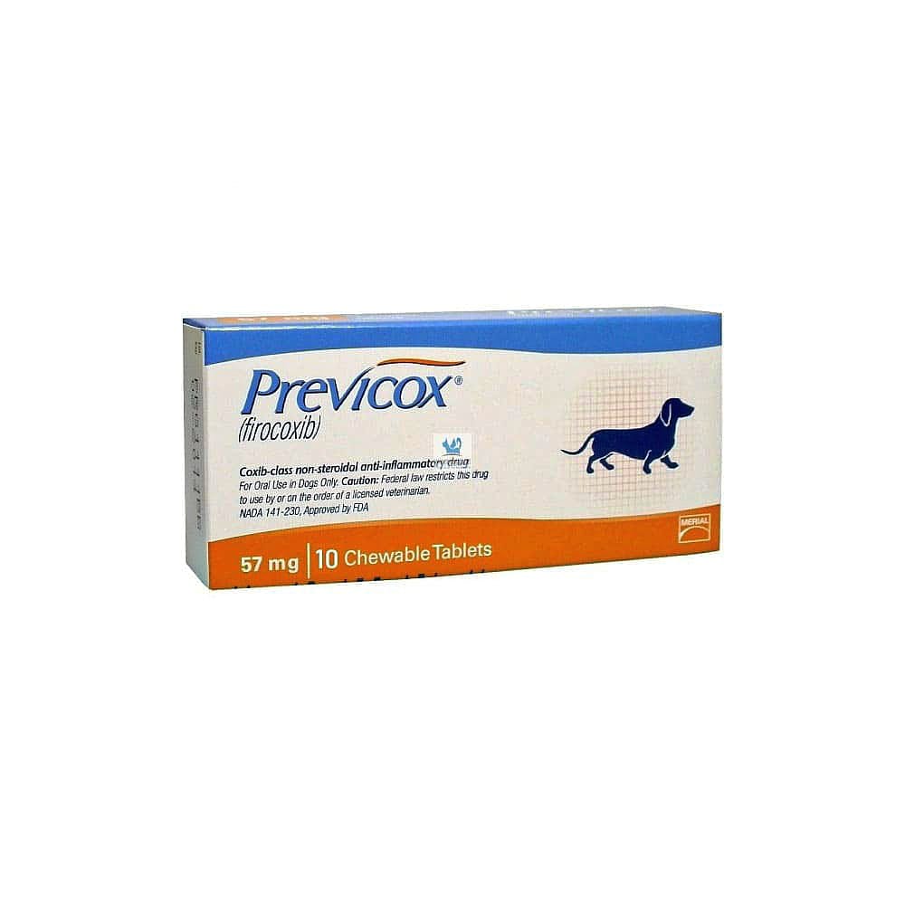 PREVICOX DOG S 57 MG CJA X 10 TAB