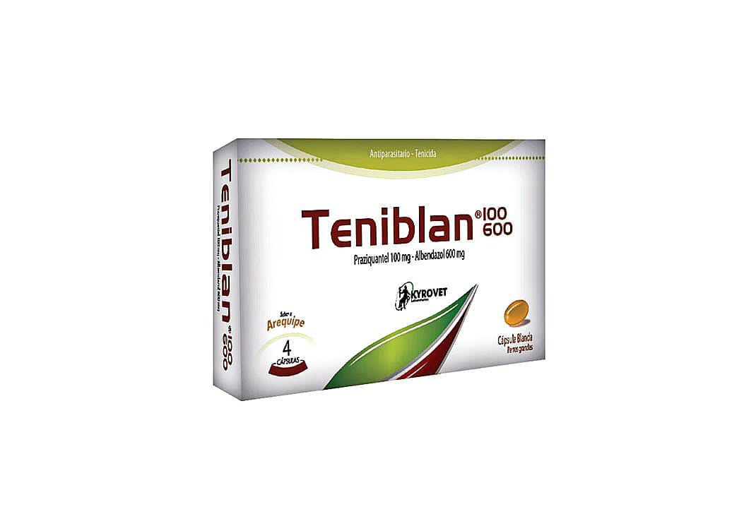 TENIBLAN 100-600 CBG CJA X 4 UNI VET