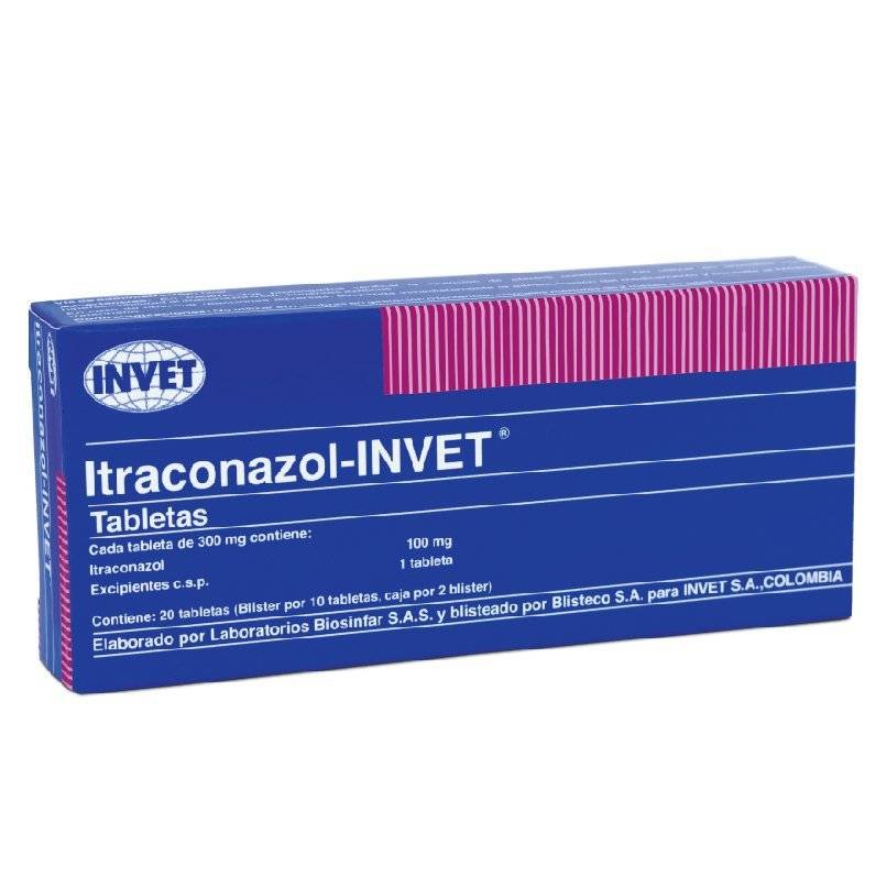 ITRACONAZOL CJA X 2 BLISTER X 10 TAB