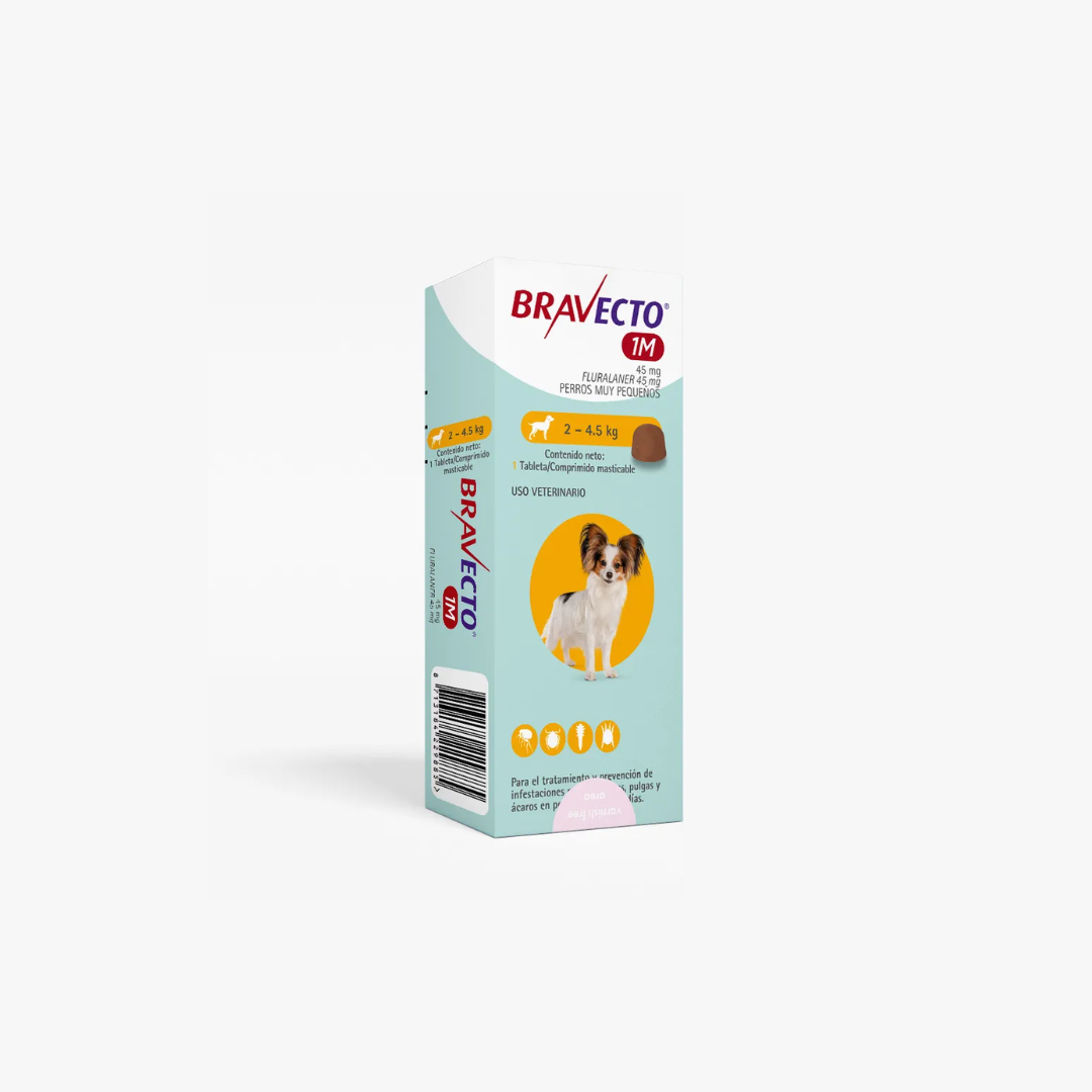 BRAVECTO 37 DIAS  2 - 4.5 KG