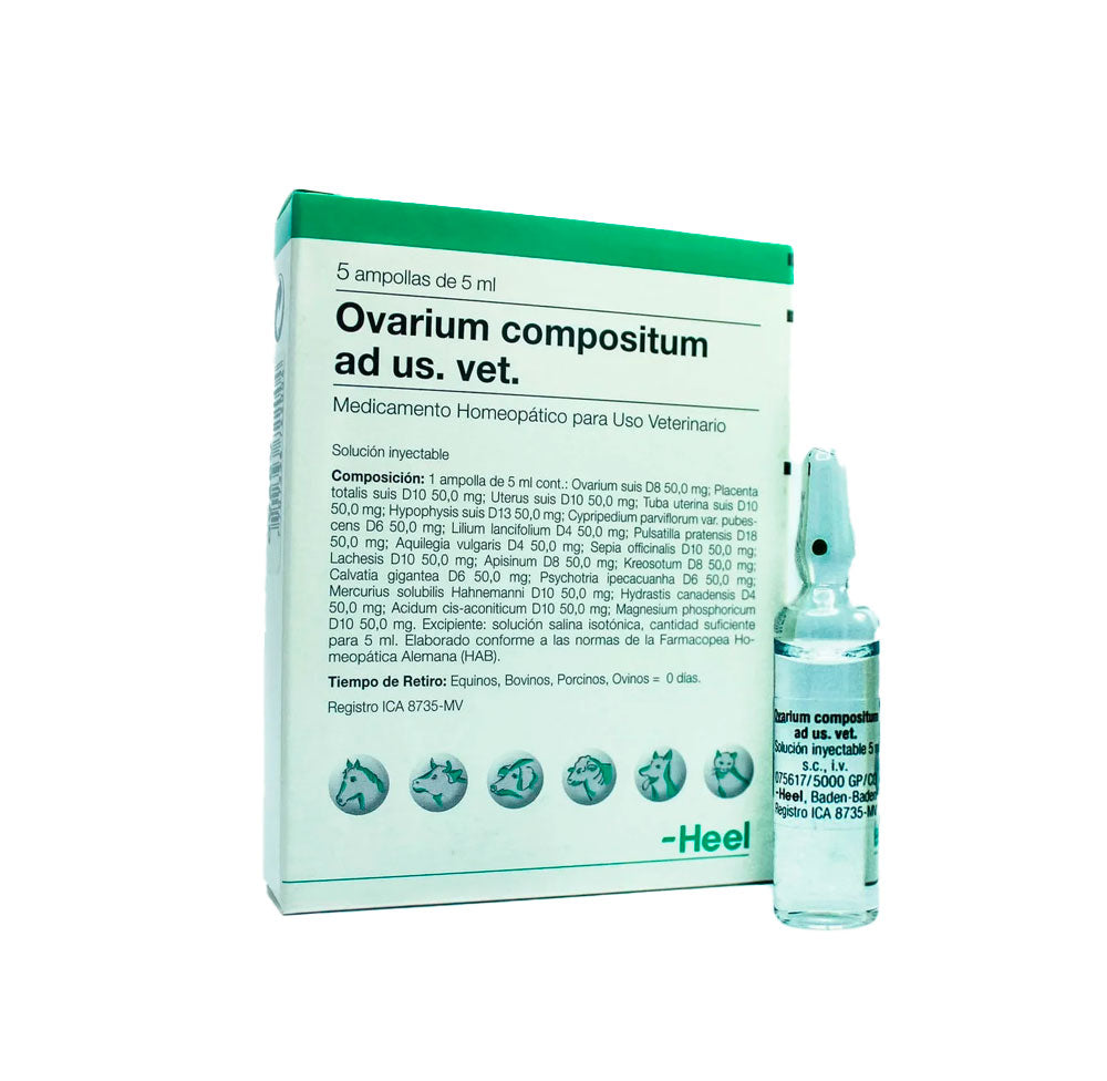 OVARIUM COMPOSITUM VET AMP 5 X 5ML