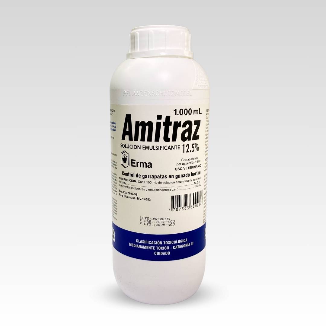 AMITRAZ 12.5 ERMA FCO X 1000 ML
