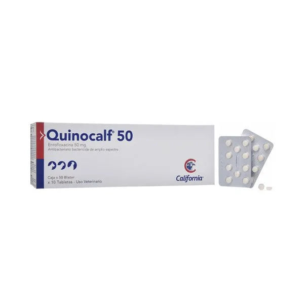 QUINOCALF 50 MG BLISTER X 10 TAB