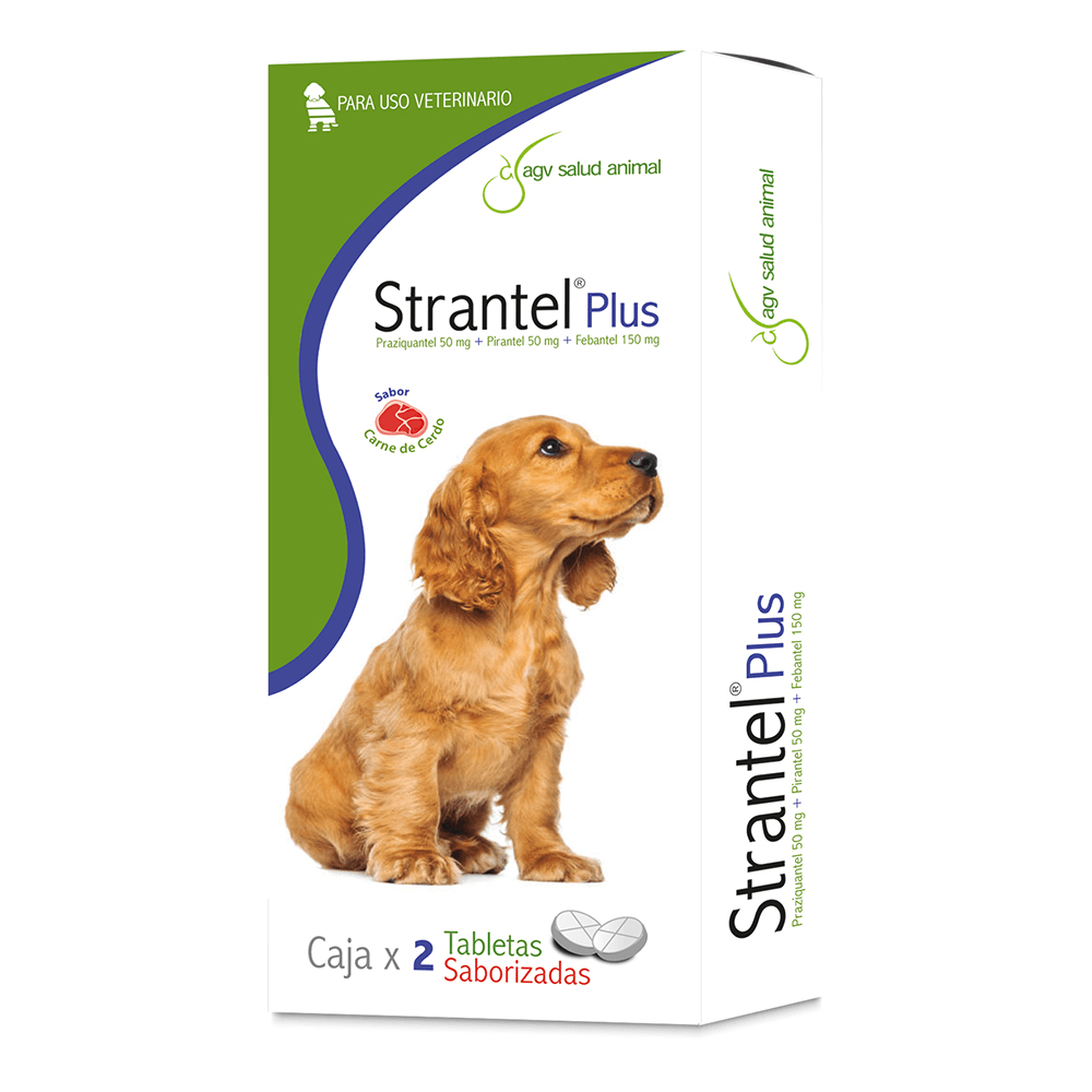 STRANTEL PLUS TAB SABOR X 2 TAB