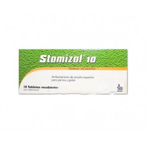 STOMIZOL 10 CAJA X 10 TAB VET