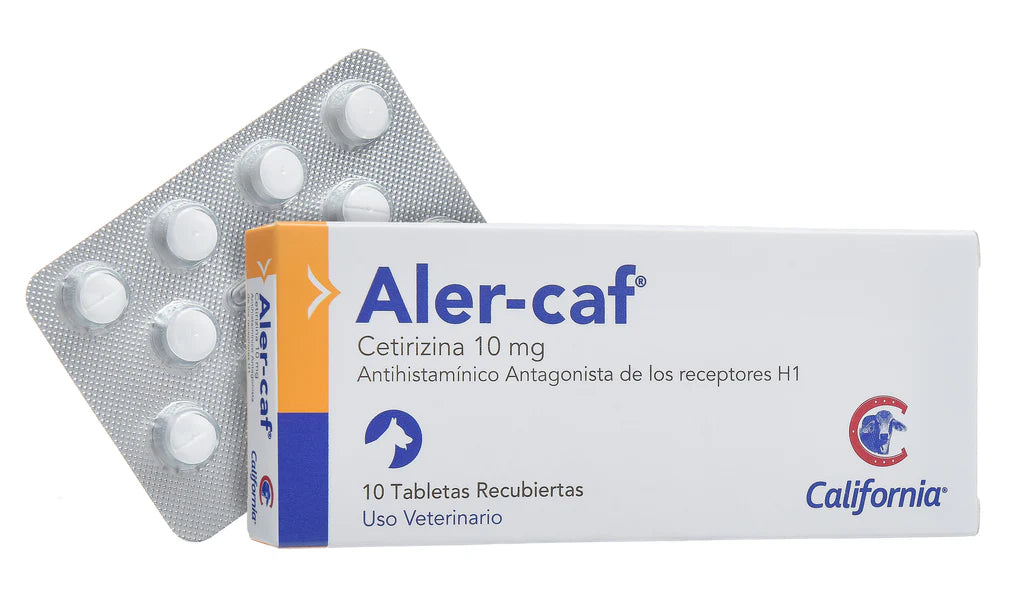 ALER CAF X 10 MG REC X 10 TAB