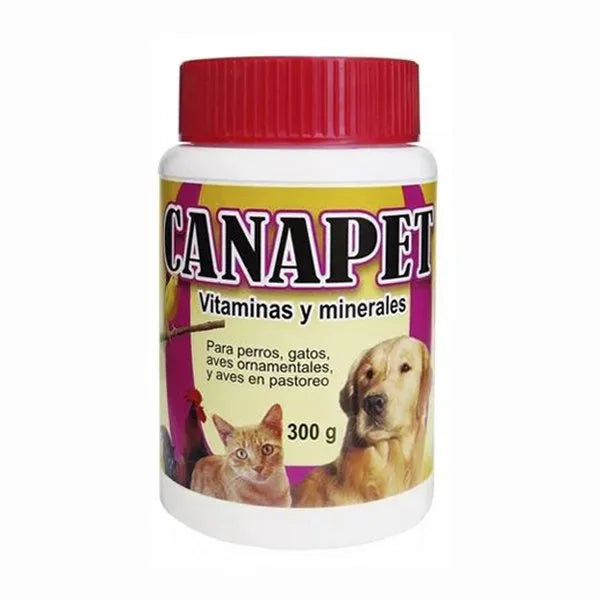 CANAPET VITAMINAS Y MINERALES TARRO X 300G