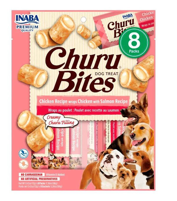 CHURU ROLLS DOG X 8 UNI POLLO Y SALMON  96G USD732