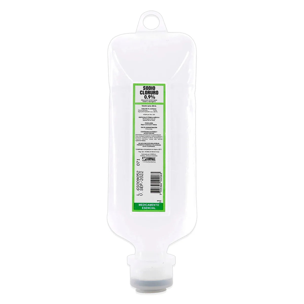 SODIO CLORURO 0.9% X 250 ML