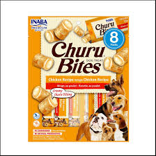 CHURU BITES DOG  POLLO X 8 UNI NARANJA