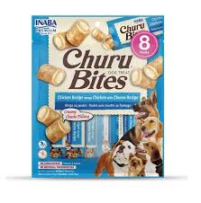 CHURU BITES DOG  POLLO CON QUESO X 8 UNI AZUL