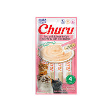 CHURU TUNA WITH SALMON RECIPE ROSADO X 4UNI USA606