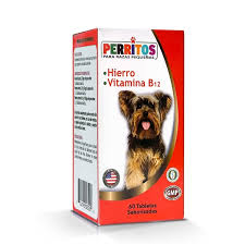 PERRITOS HIERRO   VITAMINA B12 X 60 TAB