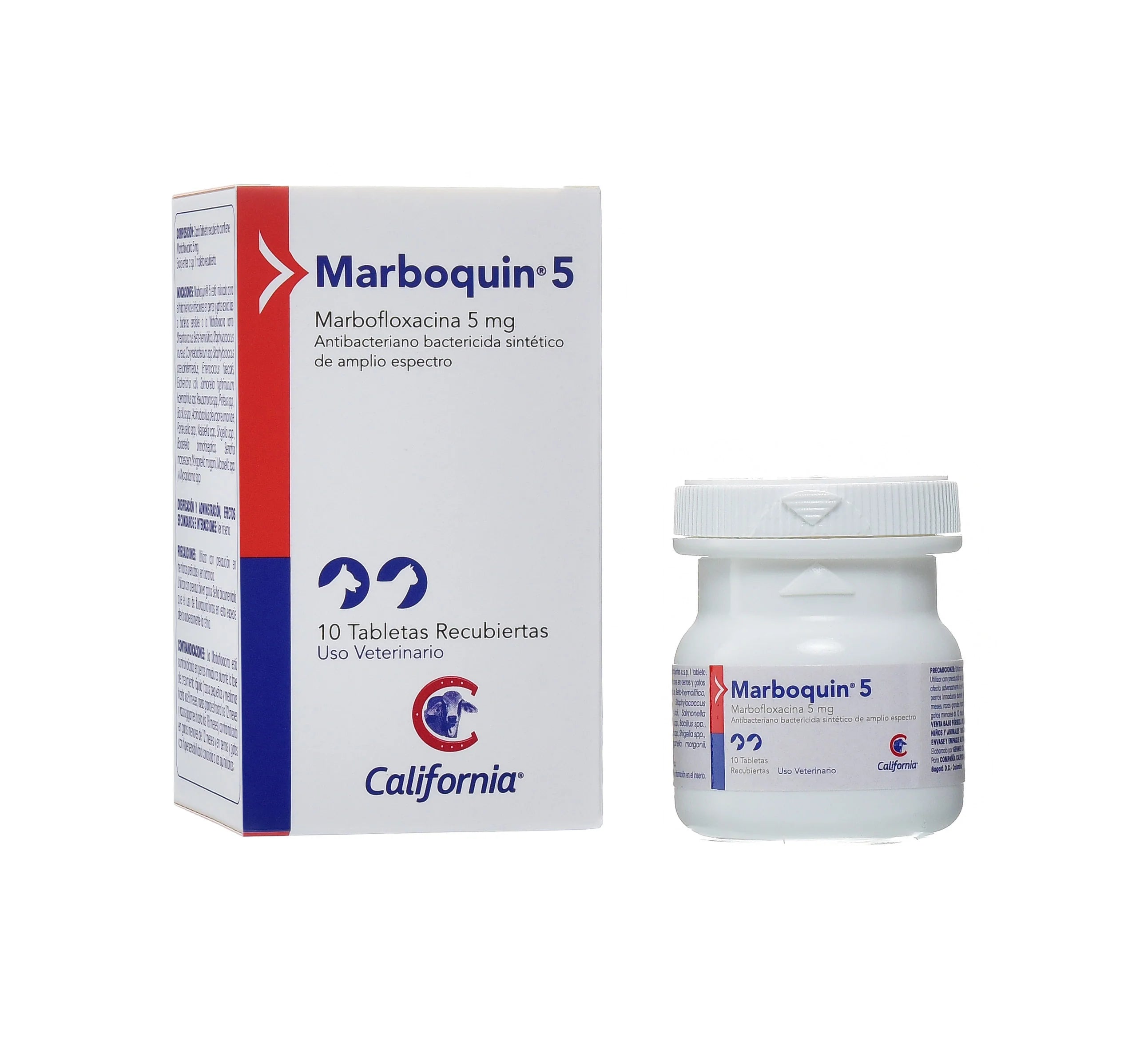 MARBOQUIN  5 MG FCO X 10 TAB