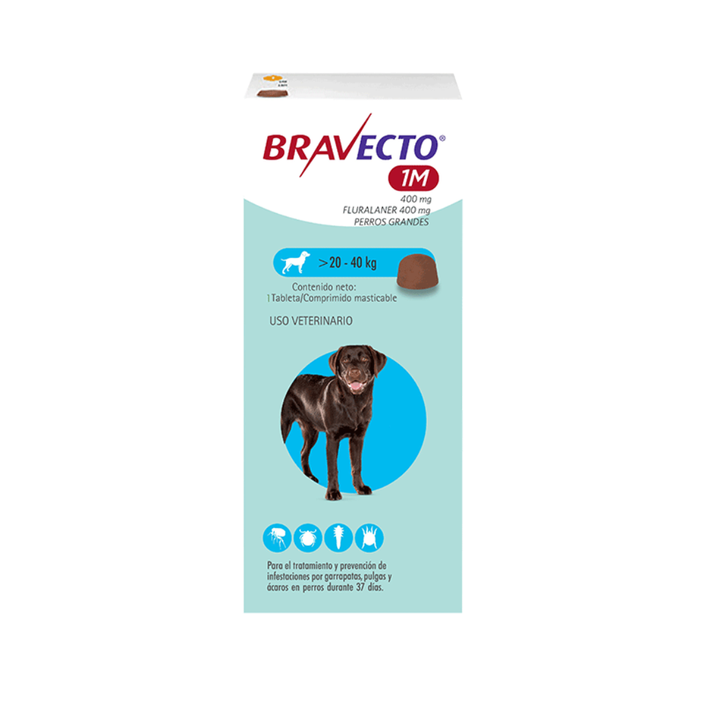 BRAVECTO 37 DIAS  20 - 40 KG